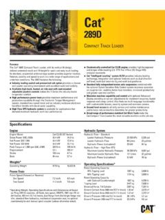 cat 289d3 spec sheet